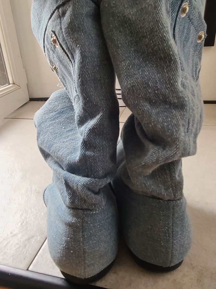 Tongs Jeans T.38 - photo numéro 4