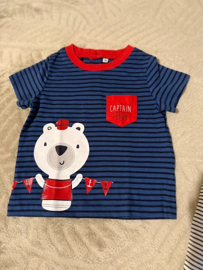 Lot de t-shirts bébé garçon - photo numéro 3