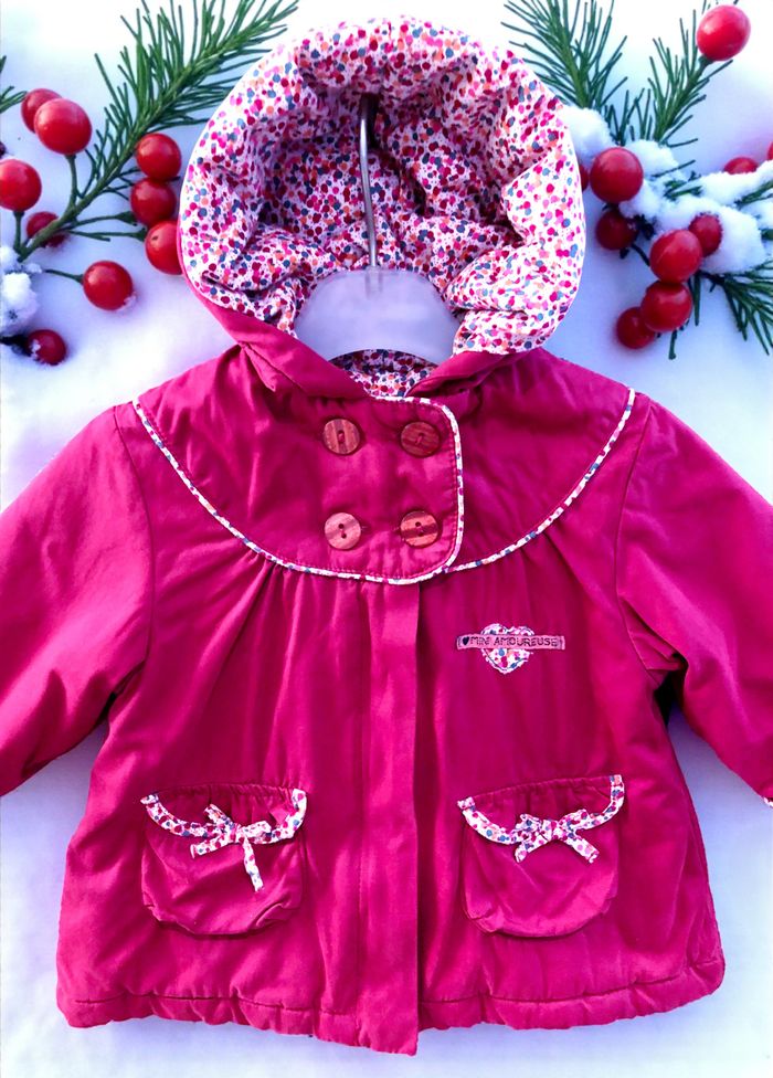 SERGENT MAJOR - ENSEMBLE 2P FILLE, ROBE & MANTEAU ASSORTI, IDÉAL POUR L'HIVER 9M - photo numéro 7