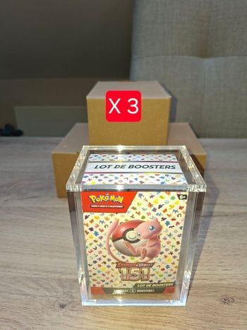 Lot de 3 acryliques bundle Pokémon aimantée épaisse de qualité premium