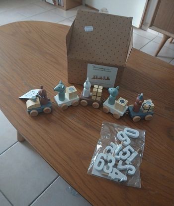 Bloomingville train en bois