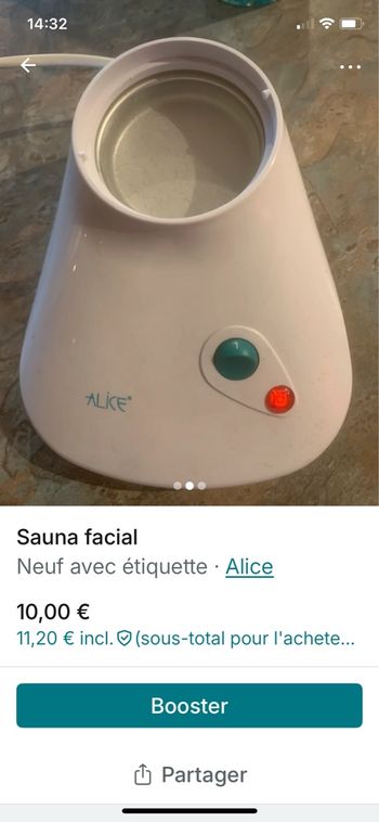 Sauna facial