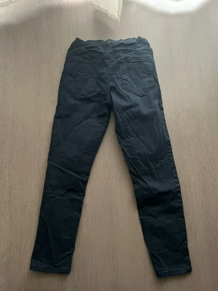 Pantalon kiabi 10 ans bleu marine - photo numéro 4
