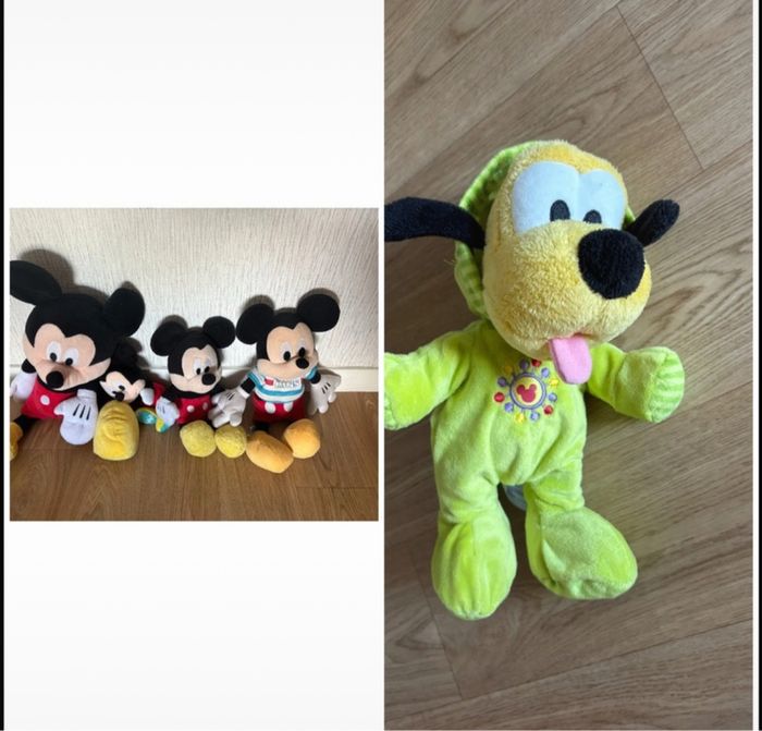 Peluche Mickey + dingo