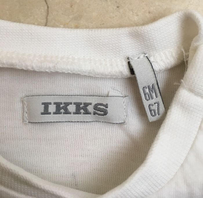 T-shirt IKKS manches courtes bébé 6 mois - photo numéro 3