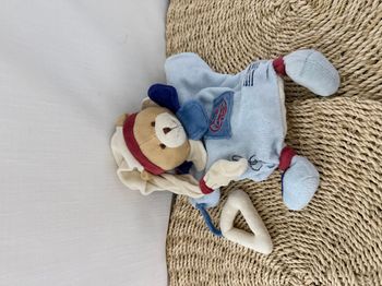 Doudou Ours Hugo Doudou et Compagnie - Musicien Bleu