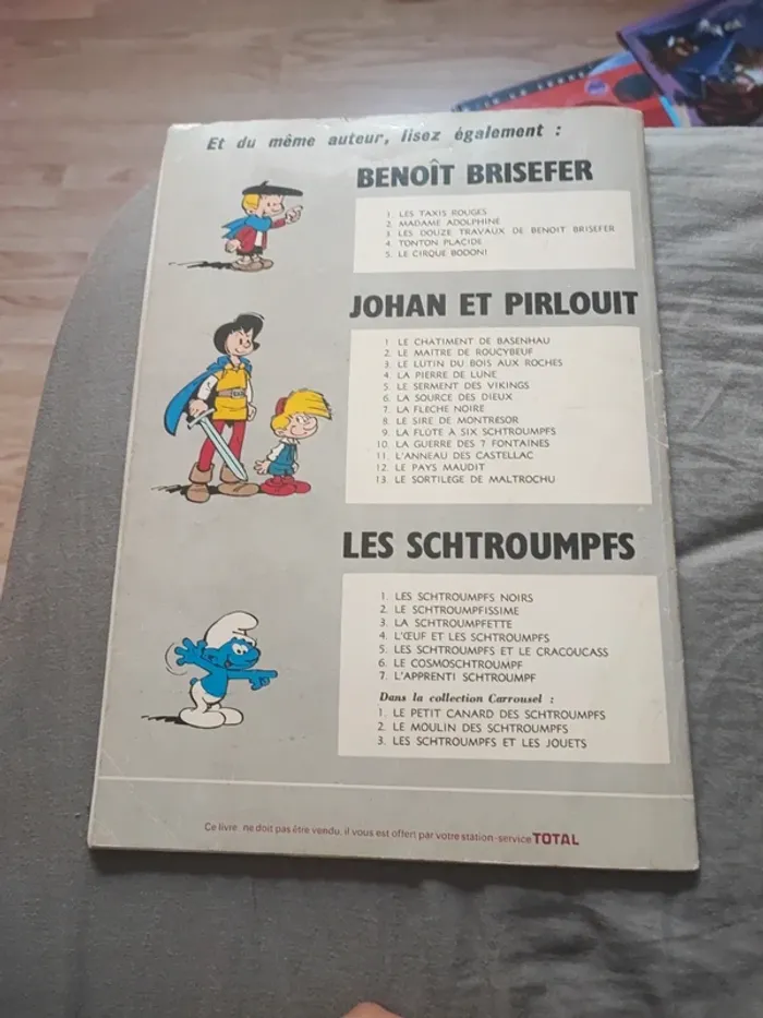 les schtroumpfs - le schtroumpfissime - edition total - 1972 - photo numéro 4
