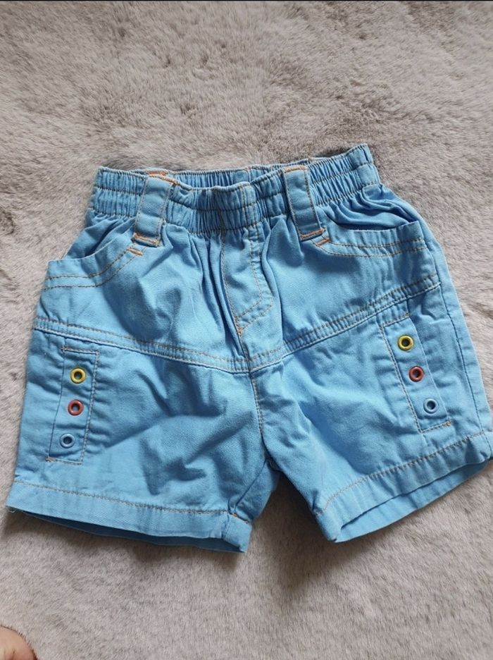 Short bleu Tissaia 6 mois