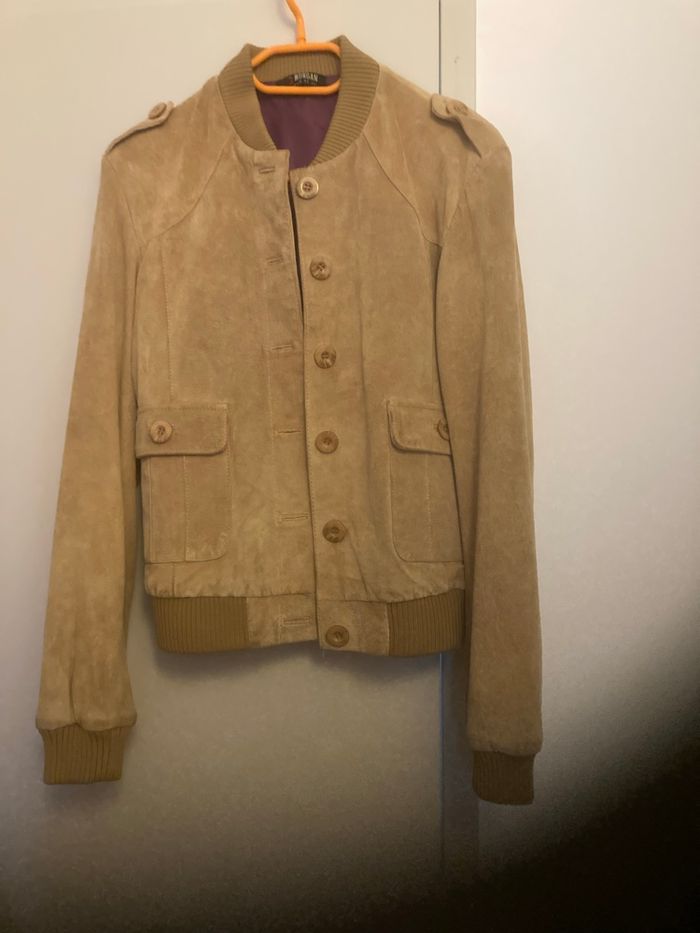 Veste en cuir femme