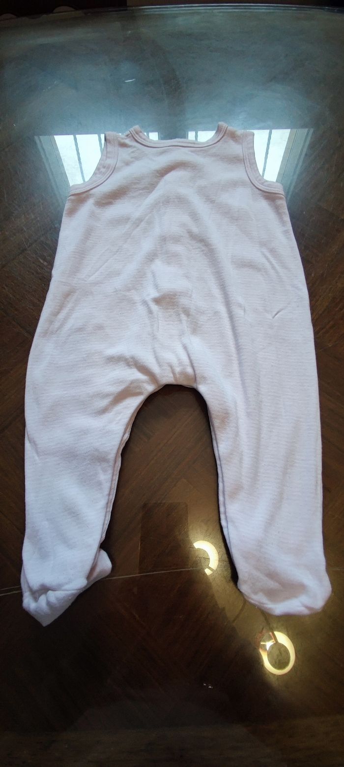 Ensemble grenouillère+ gilet Petit Bateau 6 mois - photo numéro 6