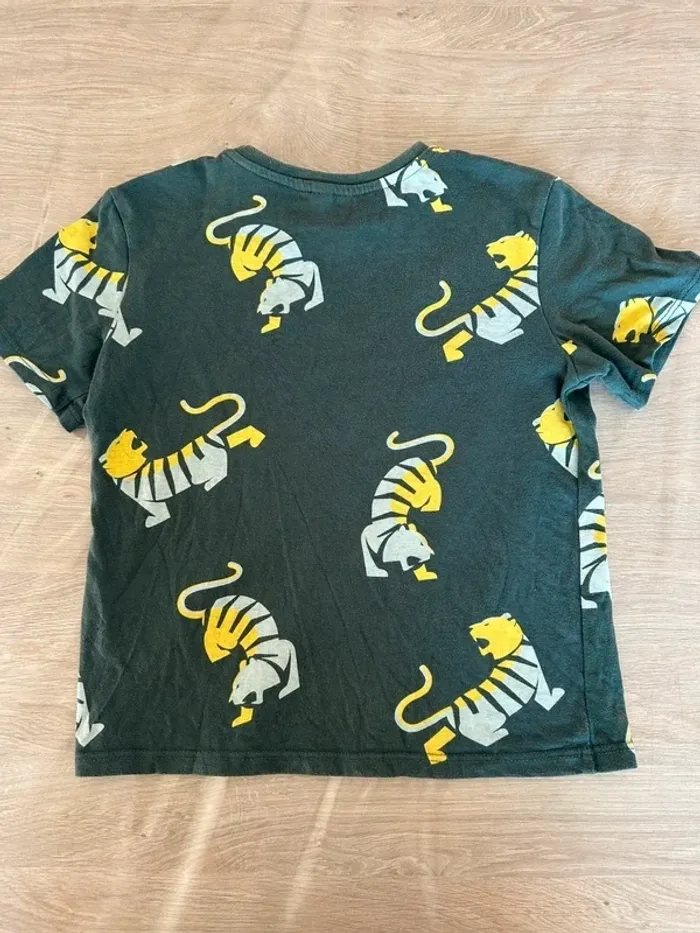 T-shirt manches courtes tigre - photo numéro 3