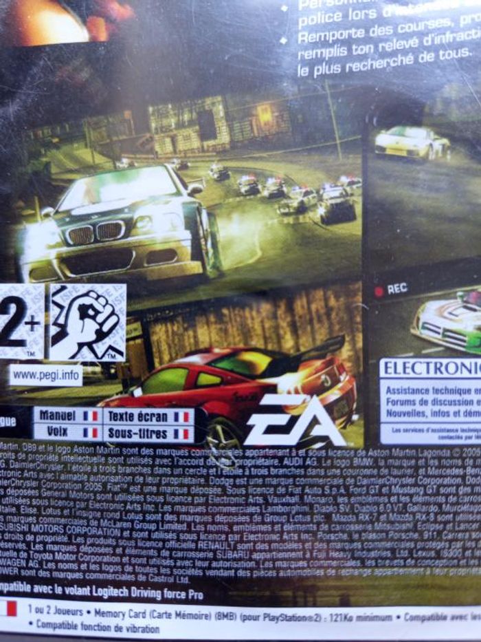 Sony - Playstation 2 - Need for speed - Most wanted - photo numéro 3