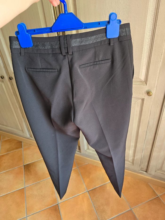 Pantalon droit noir tailleur grain de malice taille 38 - photo numéro 5