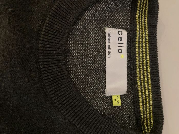 Pull ras de cou CELIO (gris), M - photo numéro 3