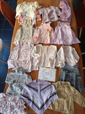 Lot 12mois fille