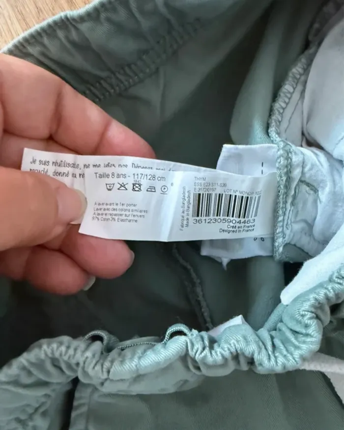 Short vert d'eau Monoprix garçon 8 ans - photo numéro 9