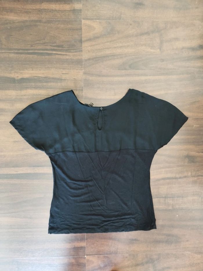 Très jolie blouse, top noire Maison 1 2 3 taille 38 - photo numéro 6