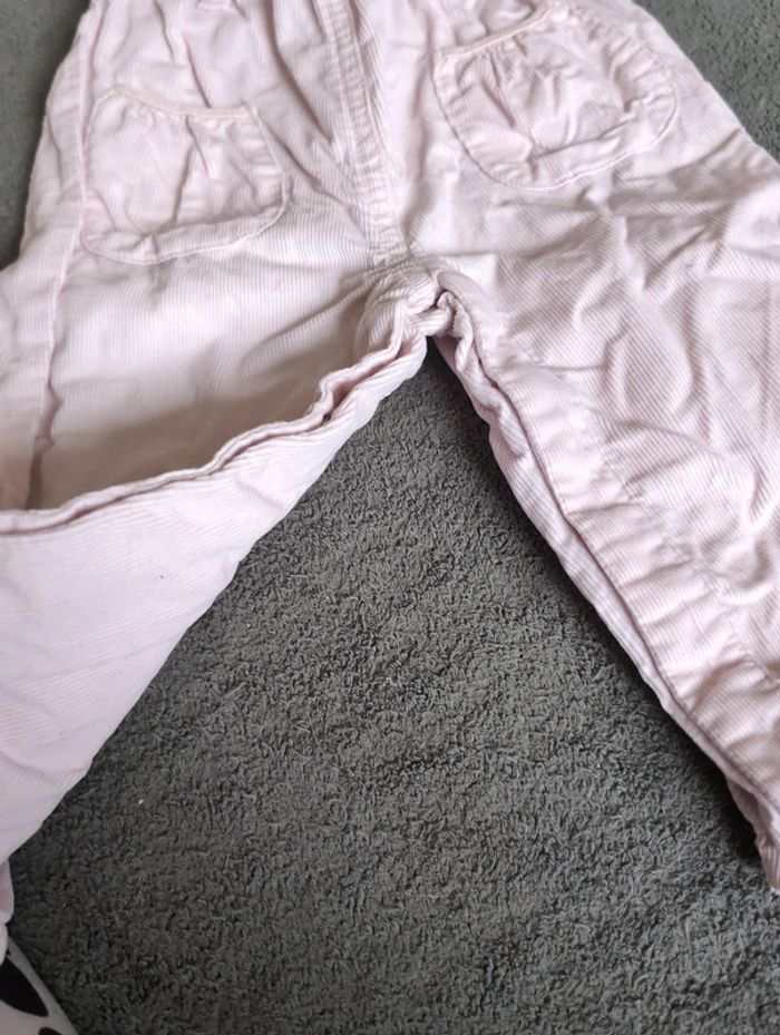 Pantalon fille avec ouverture 9 mois - photo numéro 3