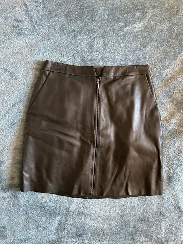 Jupe en cuir Karl Marc John