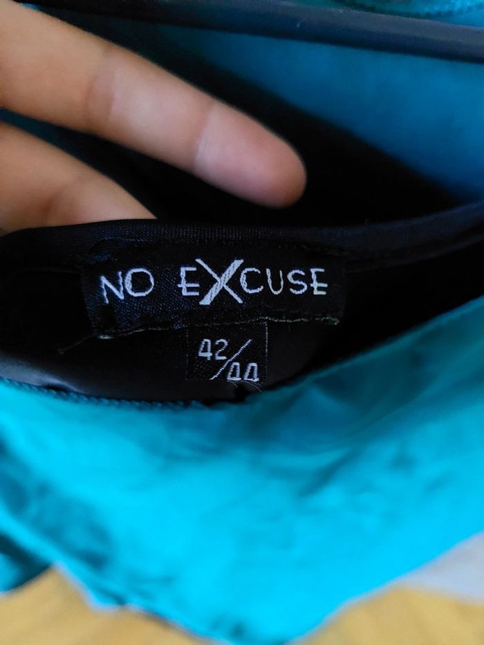Robe plissée verte noire 42 no excuse - photo numéro 8