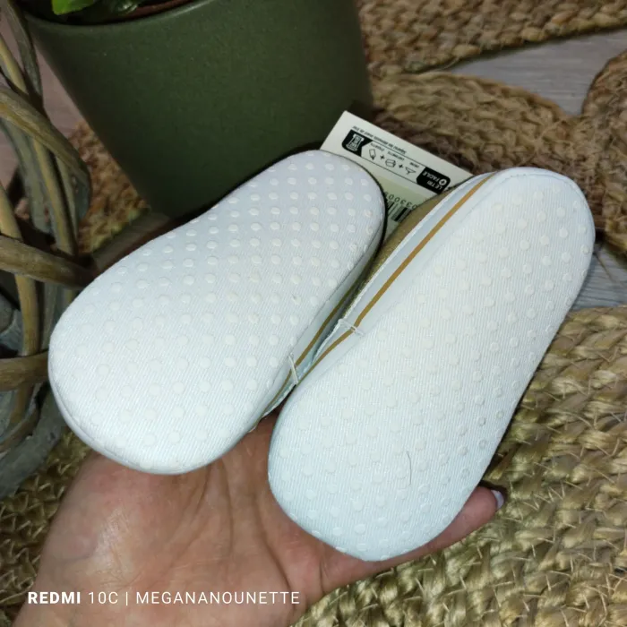 🧡 Chaussures Bébé Neuves – Chocolatine – Pointure 18/19 – Camel & Lion – Type Converse - photo numéro 6