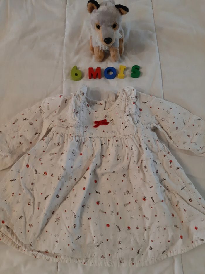 Robe motif automne hiver - 6 mois