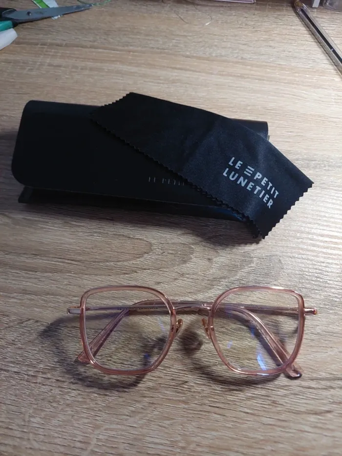 Lunettes Le Petit Lunetier GINNY – Rose clair – Comme neuve - photo numéro 2
