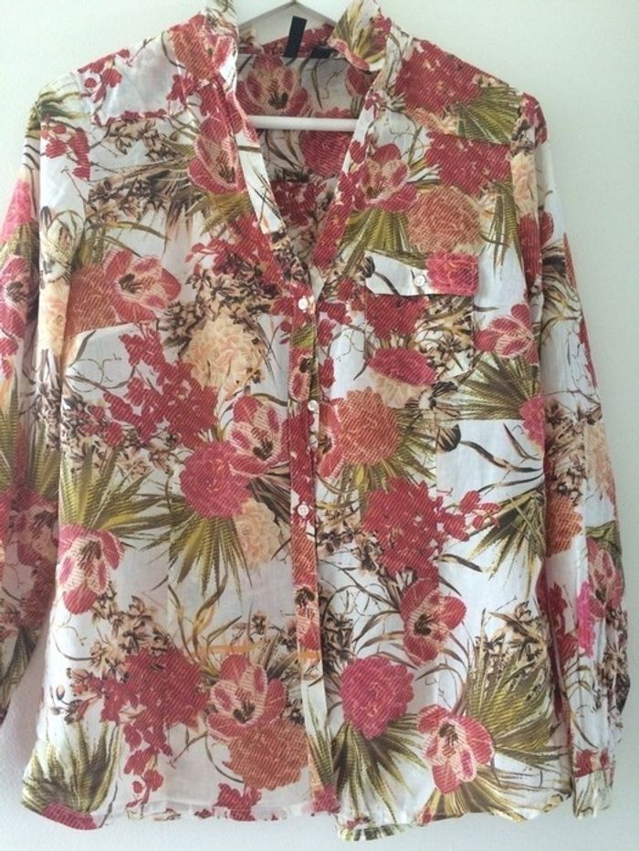 Chemise fleuries Mango taille M