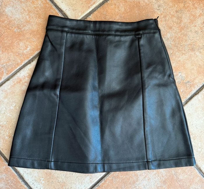 Jupe simili Jennyfer  droite mini noire taille xxs