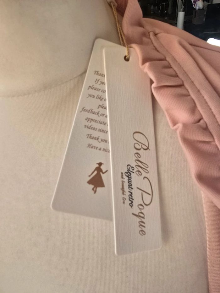 Gilet vintage rose taille S belle poque - photo numéro 5