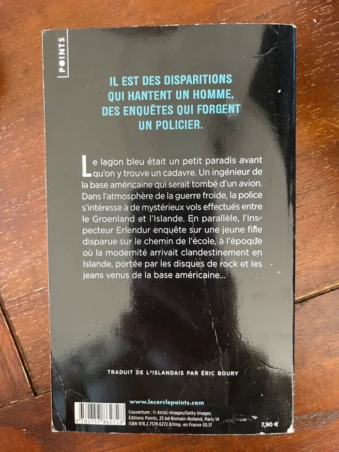 Livre poche le lagon noir indridason - photo numéro 2