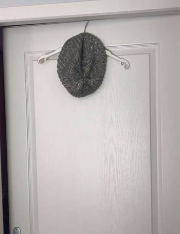 Bonnet gris pailleté