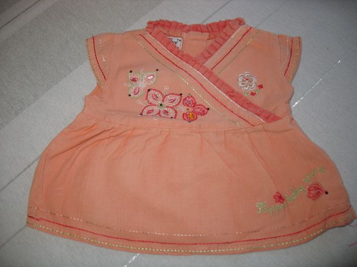 BLOUSE MC CORAIL BÉBÉ FILLE "MISS MÉLODY BY GÉMO" - 3 MOIS - n°01