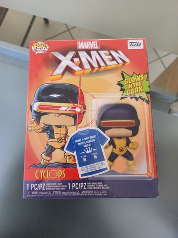 Funko Pop! Cyclops X-Men 🌟 Glow in the Dark + T-shirt M – Neuf