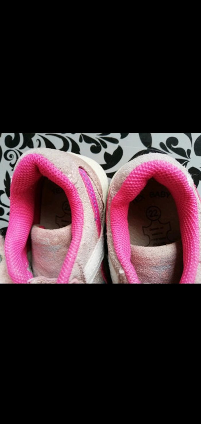 Basket rose à scratch Tex taille 22 - photo numéro 4