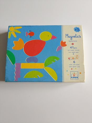 Magnetic's geofantaisie Djeco complet 
