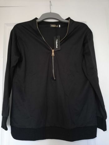 Blouse noire manches longues M