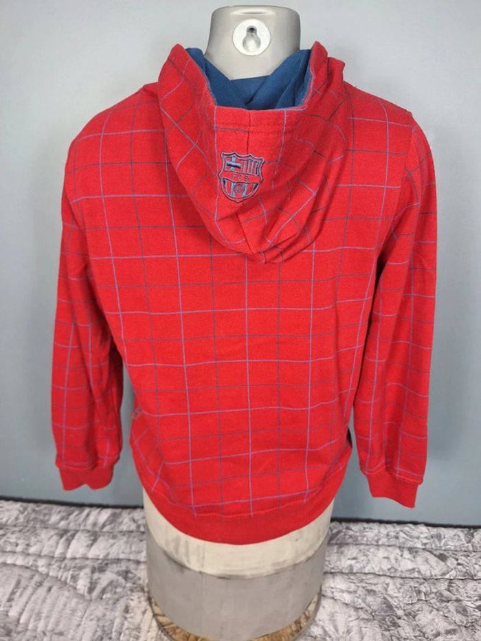 Sweat à capuche  / hoodie full zip - taille M - FC Barcelone homme brodé (123) - photo numéro 7