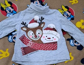 T-shirt bébé longue manche hiver 6mois