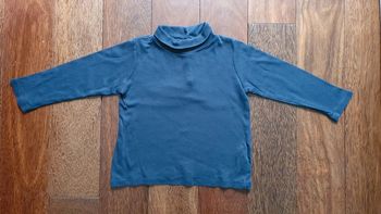 Sous-pull coton col roulé t-shirt manches longues Bout'chou 3 ans