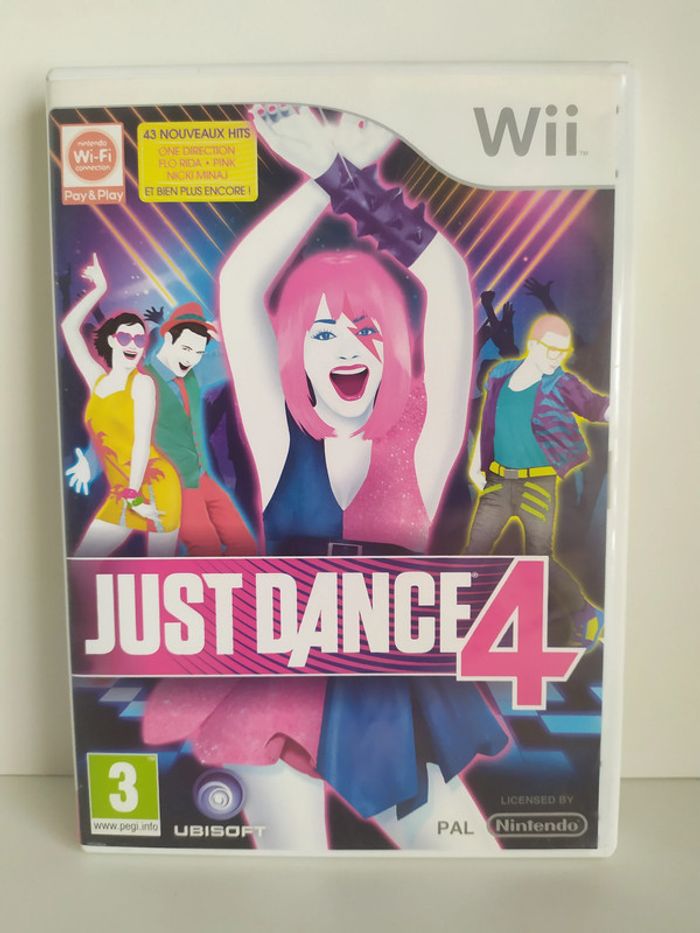 Just Dance 4 Nintendo Wii PAL en boite notice complet - photo numéro 1