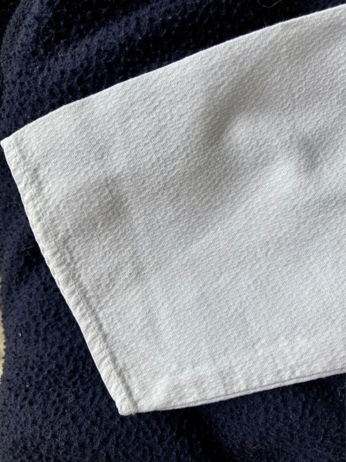 Guimpe tunique Jacadi blanc 12 mois piqué de coton - photo numéro 4