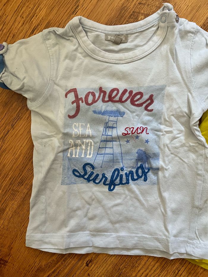 Lot de deux t-shirt 18mois - photo numéro 2