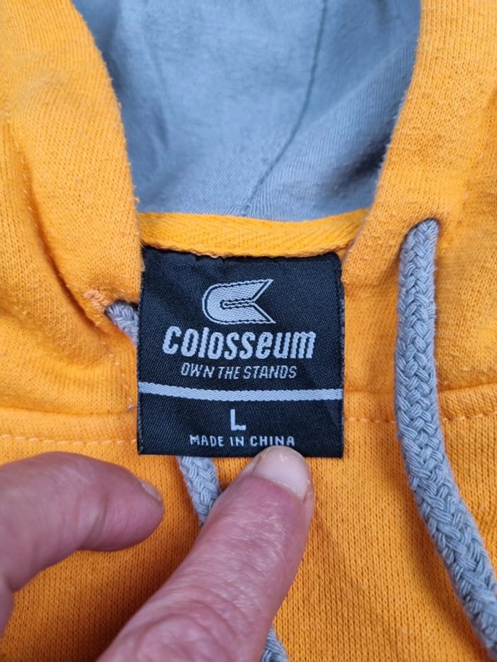 Pull capuche universitaire orange Tennessee Taille L - photo numéro 6