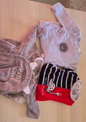 Pyjamas hiver 3mois 60cm