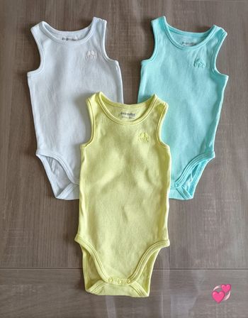 Lot de 3 bodies sans manches Orchestra 3 mois