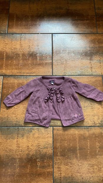Gilet sergent major violet