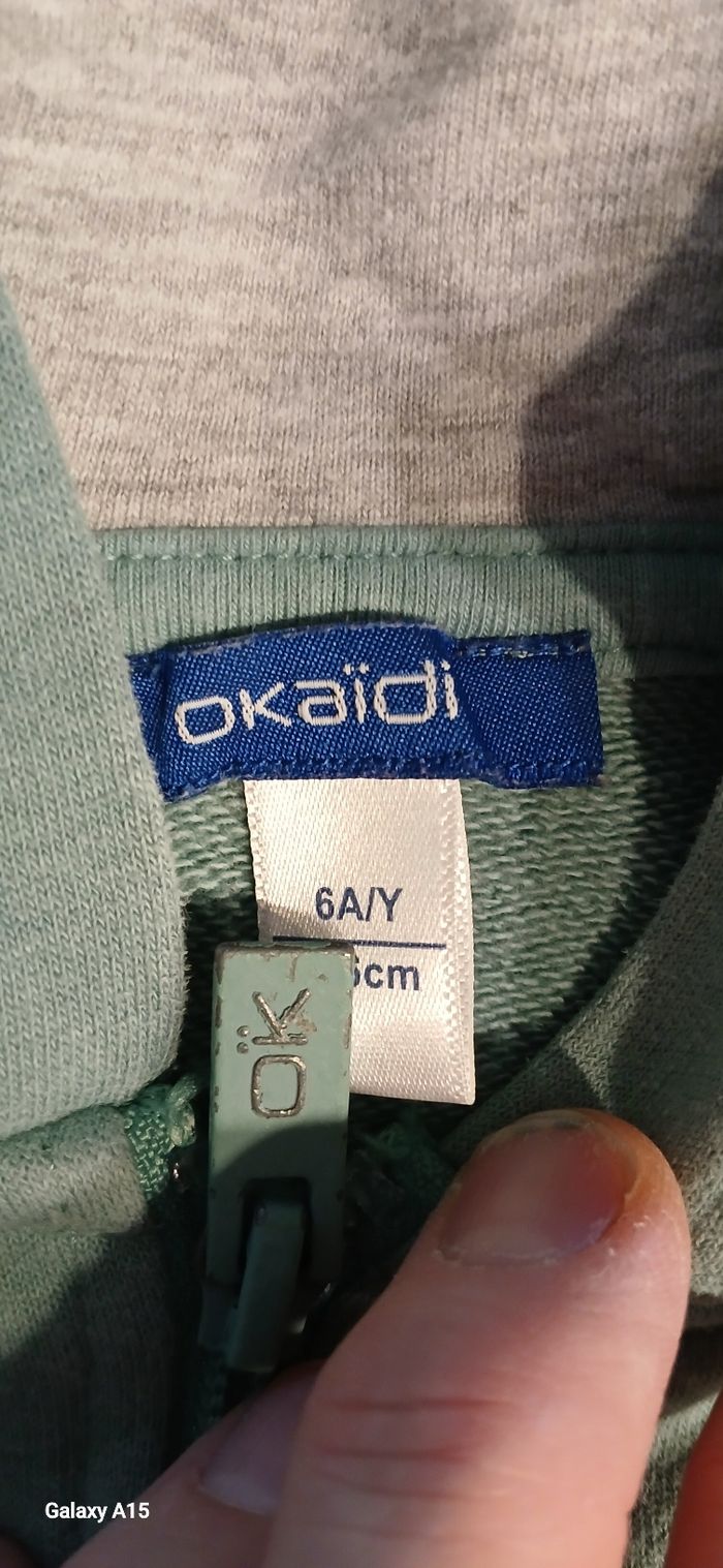 Sweat a capuche okaidi garçon 6 ans - photo numéro 3