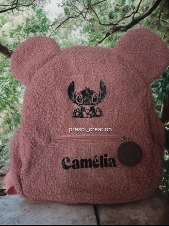 Sac a dos pilou pilou stitch