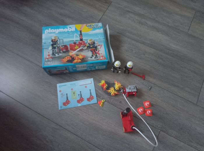 Playmobil 5397 Pompiers avec matériel d'incendie